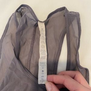 Gray-purpleish Lululemon tank top
